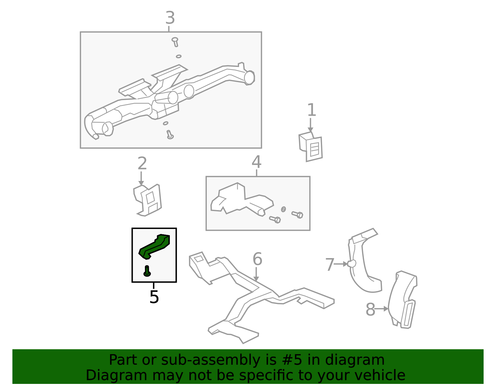 Floor Front Air Outlet Duct 15951532 | OEM Parts Online