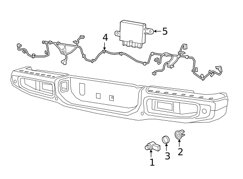 Electrical Components for 2023 Jeep Gladiator #1