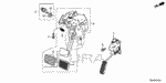 17800T6NA01 - Chassis: PEDAL ASSY., ACCELERATOR for Acura Image
