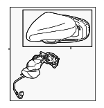 8790133111D1 - : Mirror Assembly for Lexus: ES350 Image