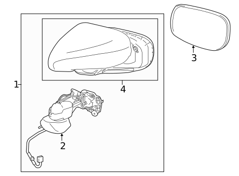 Outside Mirrors for 2007 Lexus ES350 #0