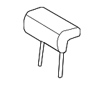 897000W550J4K - Body: Headrest for Hyundai: Santa Fe Image