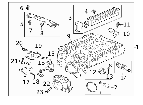 Intake for 2017 Cadillac CTS #0