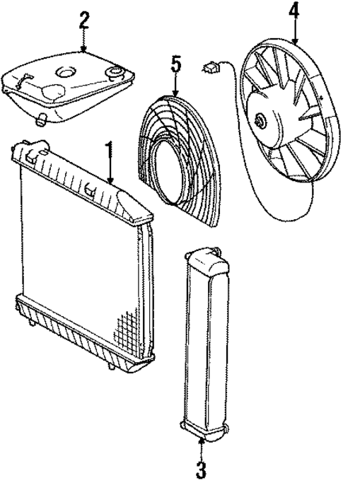 Fan for 1985 Mercedes-Benz 500SEL #0