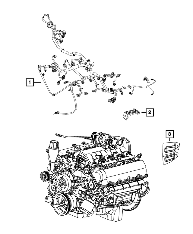 4801587AD - : Engine Wiring for Mopar Image