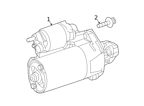 Starter & Related Components for 2021 Mercedes-Benz E 350 #0