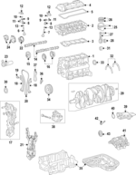 117012401102 - Engine: Engine Crankshaft Main Bearing for Toyota Image