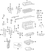 117012401102 - : Engine Crankshaft Main Bearing for Toyota: Corolla, Corolla Cross, Prius, Prius Prime Image