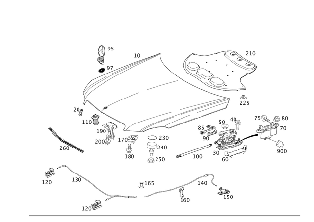 910105008005 - Detachable Parts: Hexagon Head Bolt for Mercedes-Benz: 180A, 180b, 220a, 250, 300CD, 300S, 350SD, A220, A35 AMG, AMG GT, AMG GT 43, AMG GT 55, AMG GT 63 Pro, AMG GT 63 S E Performance, AMG GT Black Series, AMG GT C, AMG GT R, AMG GT S, B Electric Drive, B250e, C240, C250, C280, C300, C320, C350, C350e, C400, C43 AMG, C450 AMG, C63 AMG, C63 AMG S, C63 AMG S E Performance, CL550, CL600, CL63 AMG, CL65 AMG, CLA250, CLA35 AMG, CLA45 AMG, CLA45 AMG S, CLE300, CLE450, CLE53 AMG, CLS400, CLS550, E250, E320, E350, E400, E420, E430, E500, E550, E63 AMG, E63 AMG S, EQS 450, EQS 450+, EQS 580, EQS AMG, G55 AMG, G550, G550 4x4, G63 4x4 Squared AMG, G63 AMG, G65 AMG, GL350, GL450, GL550, GL63 AMG, GLA250, GLA35 AMG, GLA45 AMG, GLB250, GLB35 AMG, GLC350e, GLC43 AMG, GLC63 AMG S E Performance, GLE300d, GLE350, GLE400, GLE43 AMG, GLE450, GLE450 AMG, GLE450e, GLE53 AMG, GLE550e, GLE580, GLE63 AMG, GLE63 AMG S, GLK350, GLS350d, GLS450, GLS550, GLS580, GLS63 AMG, Maybach GLS600, Maybach S550, Maybach S560, Maybach S580, Maybach S600, Maybach S650, Maybach S680, ML250, ML350, ML400, ML450, ML550, ML63 AMG, S350, S400, S430, S450, S500, S550, S550e, S560, S580, S580e, S600, S63 AMG, S63 AMG E Performance, S65 AMG, SL400, SL43 AMG, SL450, SL55 AMG, SL550, SL63 AMG, SL63 AMG S E Performance, SL65 AMG, SLC300, SLC43 AMG, SLK250, SLK280, SLK300, SLK350, SLK55 AMG, SLS AMG, Sprinter 1500, Sprinter 2500, Sprinter 3500, Sprinter 3500XD, Sprinter 4500 Image image