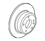 34212284903 - : Brake Rotor, Ventilated - Rear Left for BMW: X5, X6 Image