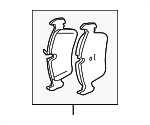 34216794879 - Brakes: Brake Pads for BMW Image