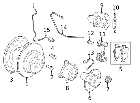 Anti-Lock Brakes for 2018 BMW X6 #2