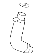 11428679020 - Engine: Oil Outlet Tube for BMW: 540i, 540i xDrive, 740i, 740i xDrive, 745e xDrive, 840i, 840i Gran Coupe, 840i xDrive, 840i xDrive Gran Coupe, M2, M240i, M240i xDrive, M340i, M340i xDrive, M440i, M440i Gran Coupe, M440i xDrive, M440i xDrive Gran Coupe, X3, X4, X5, X6, X7, Z4 Image