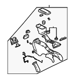 8151968800 - : Console Assembly for Isuzu Image