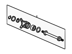 44500TZ4A01 - Suspension: Intermediate Shaft for Acura Image