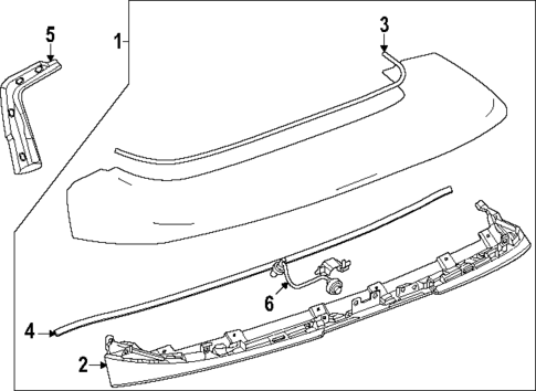Spoiler for 2025 Chevrolet Traverse #0