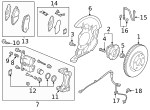 995621000 - Brakes: Brake Hose Gasket for Mazda Image