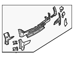 4M0813253C - Body: Reinforced Panel for Audi Image image