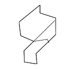 4M0813402B - Body: Filler Plate Upper Reinforced for Audi Image image