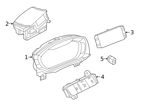 Cluster & Switches for 2022 Audi S7 Sportback #0
