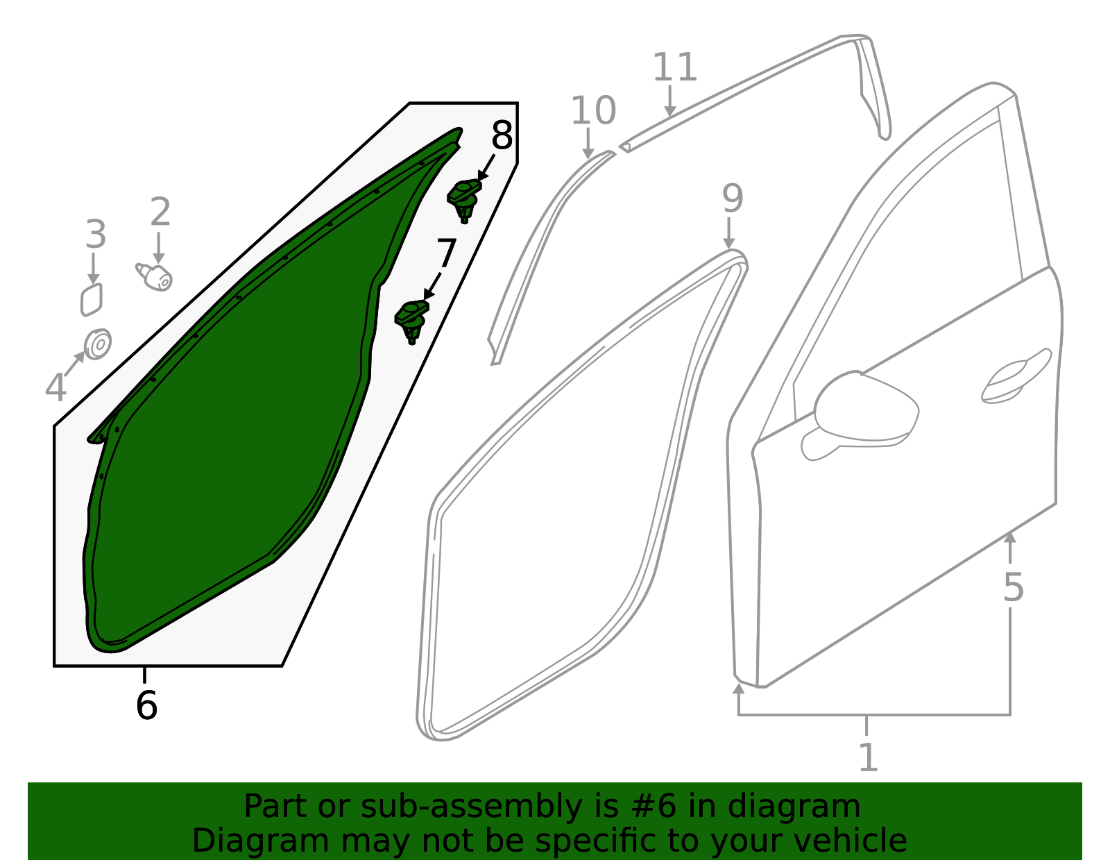 KB7W-59-760A - Door Weather-Strip 2017-2025 Mazda CX-5 | Mazda-Parts