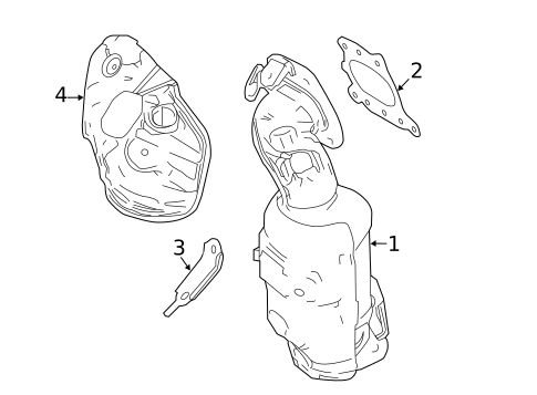 Exhaust Manifold for 2018 Lexus RX450hL #0
