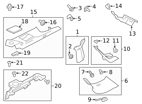Interior Trim - Quarter Panels for 2020 Land Rover Range Rover #0