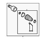 5Q0498103B - Suspension: Inner Joint Assembly for Audi Image