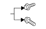 90109A0062 - Body: Upper Hinge Bolt for Toyota Image