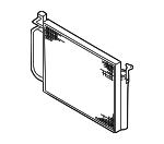 64536914216 - HVAC: Condenser for BMW: X5 Image