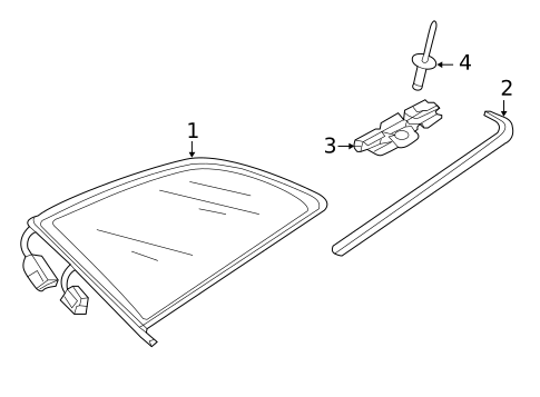 Glass & Hardware for 2013 Audi allroad #0