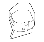 3QF121653A - Cooling System: Insulator for Volkswagen: Atlas, Atlas Cross Sport Image
