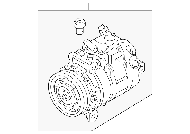 64529122618 - 2007-2013 BMW Compressor (64-52-9-122-618