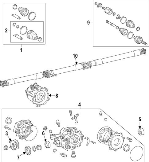 Differential for 2022 Toyota Highlander #0