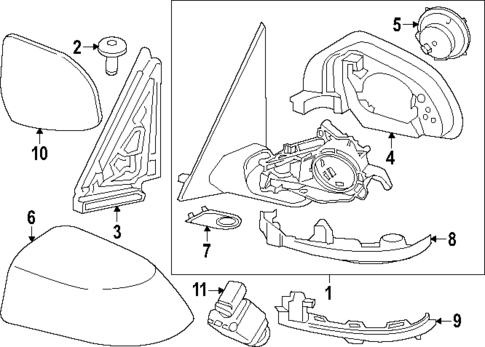 Mirrors for 2023 BMW XM #0