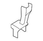 17127583106 - Cooling System: Retaining Bracket for BMW: 528i, 535i, 535i GT, 535i GT xDrive, 535i xDrive, 640i, 640i Gran Coupe, 640i xDrive, 640i xDrive Gran Coupe, 740i, 740Li, 740Li xDrive Image