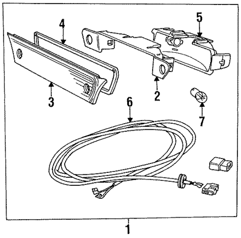 High Mount Lamps for 1994 Volvo 960 #2
