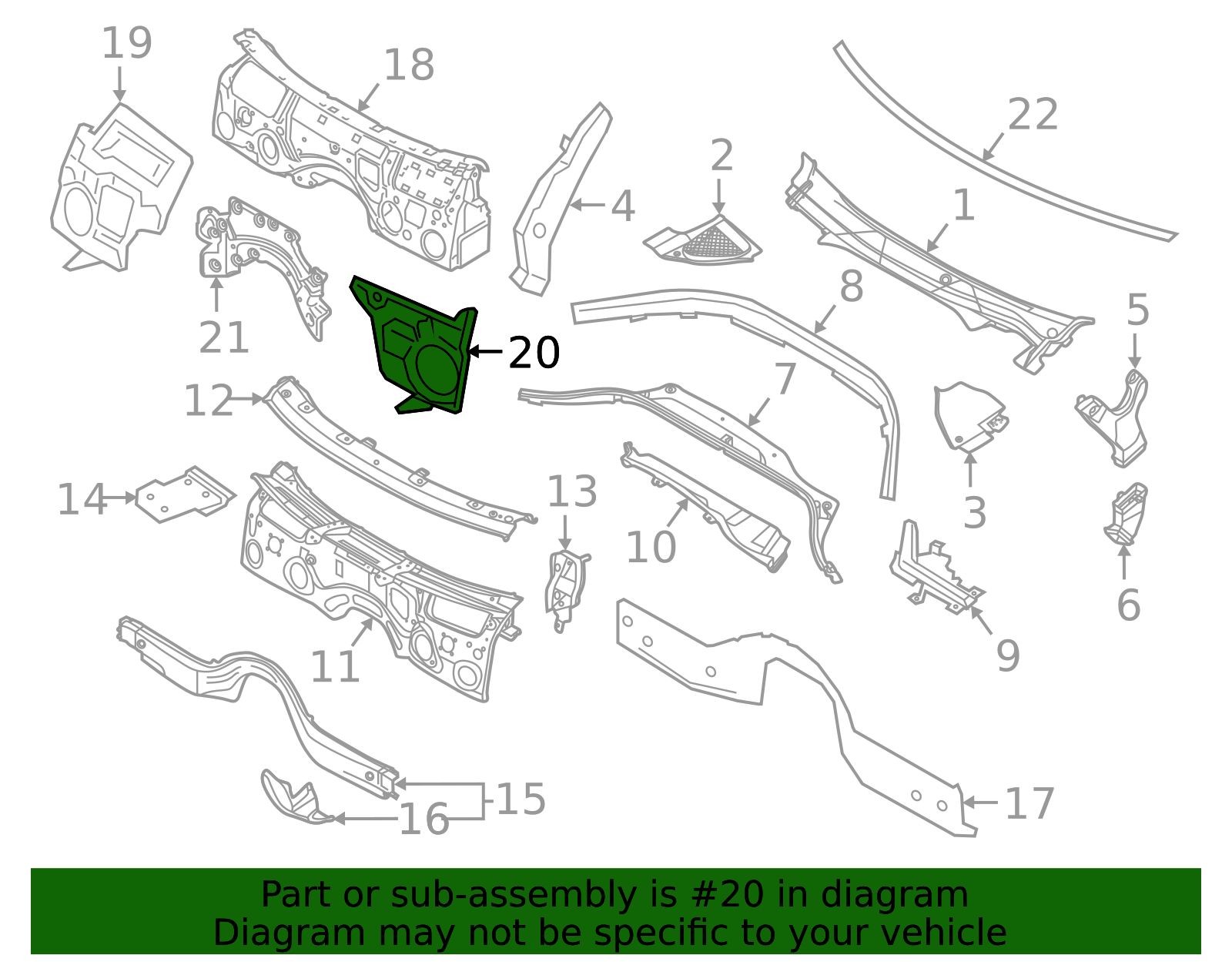 Engine Compartment Insulator - OEM Noise & Heat Control | AutoNation Parts
