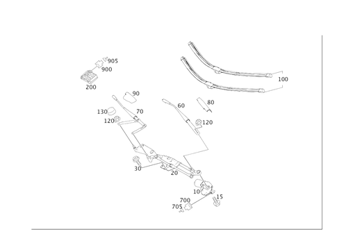 Pane Wiper for 2002 Mercedes-Benz ML500 #0