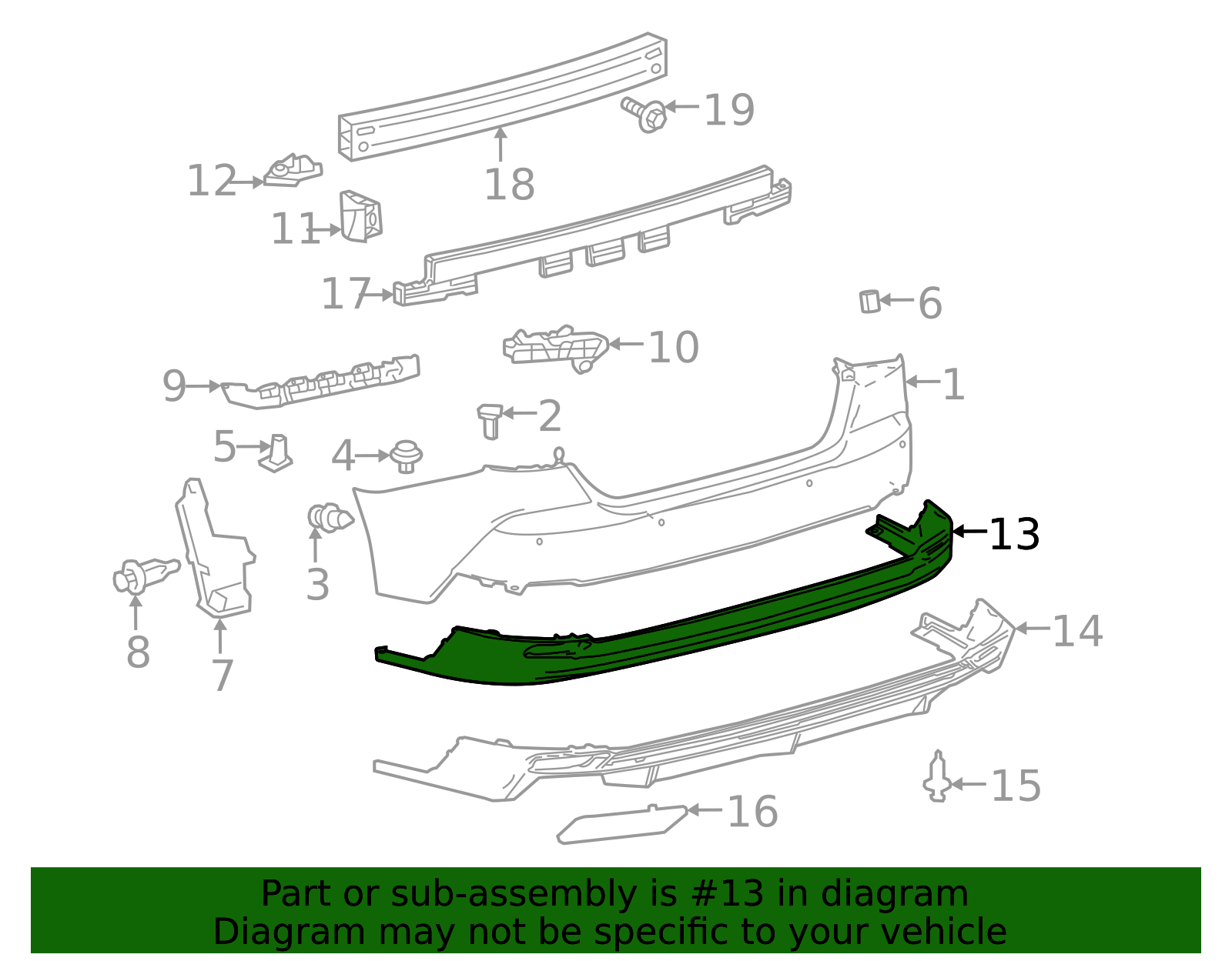 52169-AQ010 - Bumper Cover 2025 Toyota Camry | Longo Toyota Parts