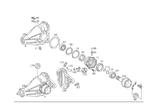 1293500003 - Rear Axle: Axle Housing for Mercedes-Benz Image