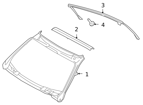 Roof & Components for 2012 Porsche 911 #2