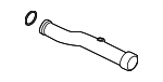 11537589713 - Cooling System: Water Pipe for Mini: Cooper, Cooper Countryman, Cooper Paceman Image