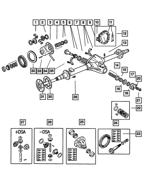 Differential and Housing for 2002 Dodge Ram 2500 #4