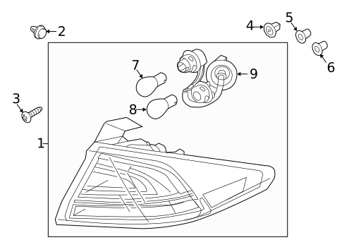 Tail Lamps for 2018 Hyundai Ioniq #0