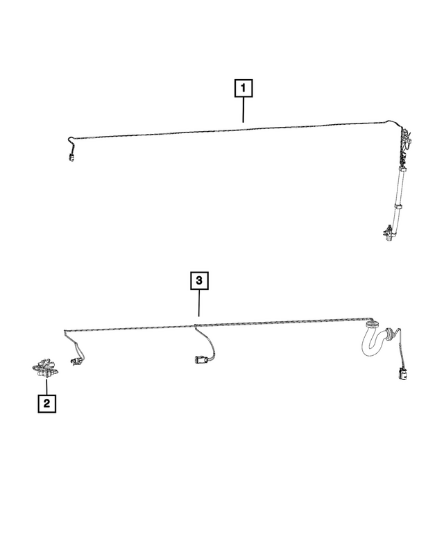 68428851AA - Body Sheet Metal Except Doors: Bin Wiring for Mopar Image