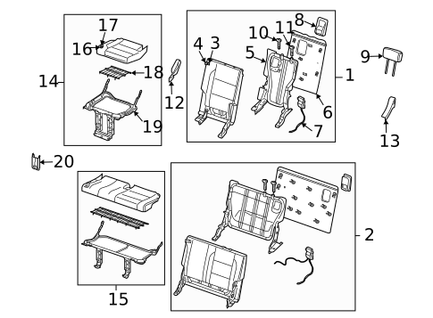 Third Row Seats for 2015 Nissan Armada #0