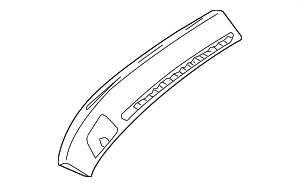 99755217603N23 - Body: Dashboard Air Vent Trim for Porsche Image