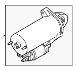 12417616500 - Electrical: Starter for BMW Image