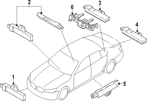 Keyless Entry Components for 2024 BMW 750e xDrive #0